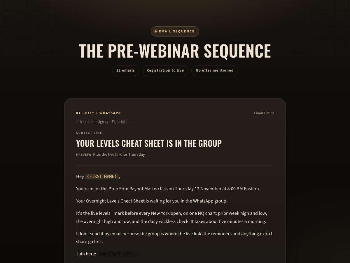 Pre-webinar preview
