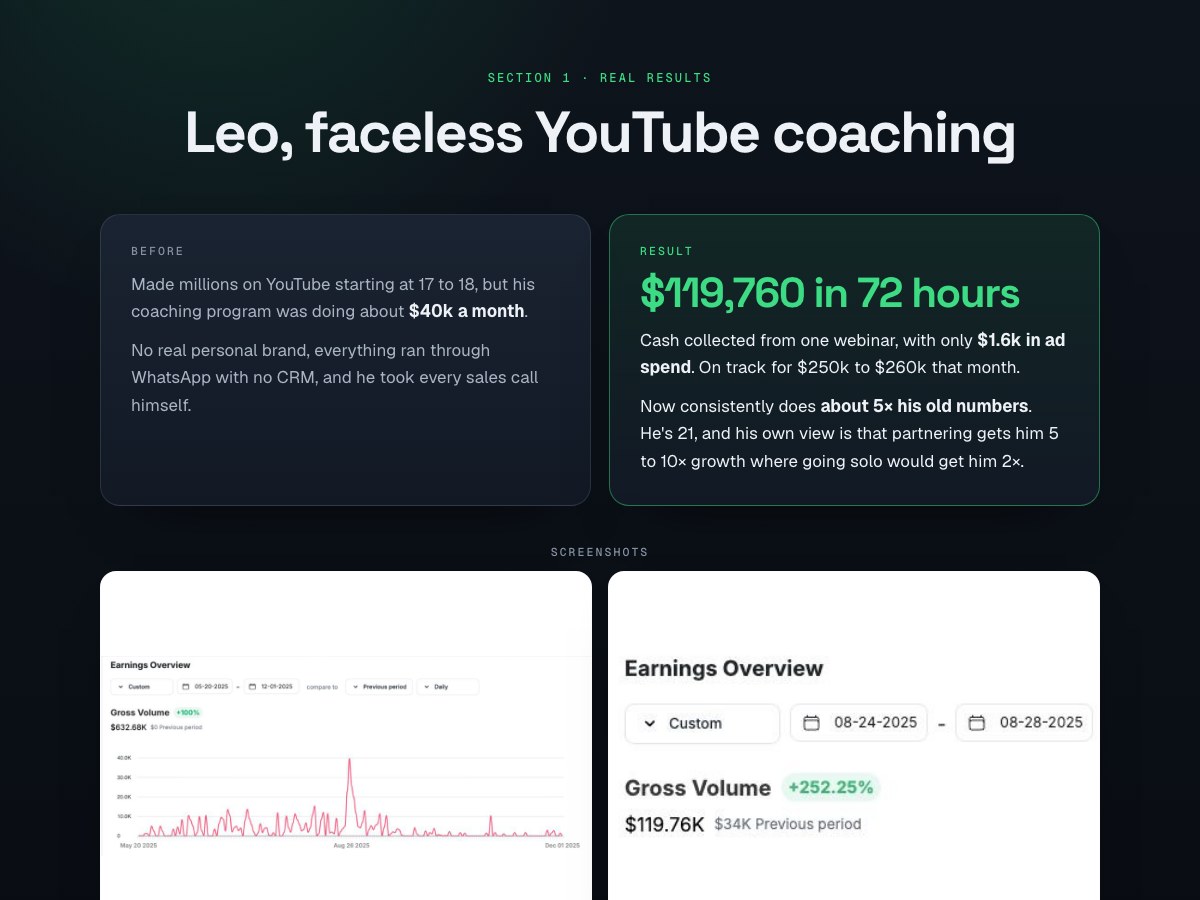 $119,760 in 72 hours preview